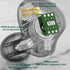 IEM Headphone, CCA C10 4BA+1DD Hybrid HiFi Earbuds, Sports Stereo Noise Cancelling Wired Headphone, Cyan