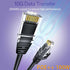 10Gsupxsel 6 25FT Cat6 10Gbps, Cat6 6 Cat Ethernet Cable Outdoor&Indoor, Ethernet Patch Cable High-Speed UTP Network