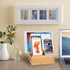 Bamboo Wood Multi-Device Desktop Dock Station Charger Holder Compatible for iPhone 13 12 11 Pro Max XS XR X 8 7 Plus.