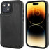 iPhone 15 Wallet Case with Card Holder, PU Leather Kickstand Cover, Double Magnetic Clasp, Shockproof 6.1 Inch