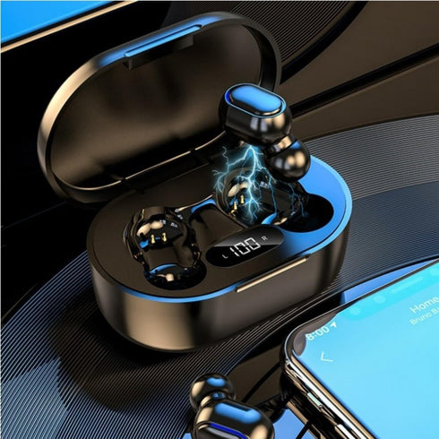 Wireless Earbuds Bluetooth 5.3 Headphones with HiFi Deep Bass, 120H Playtime, IPX7 Waterproof, True Wireless Earphones