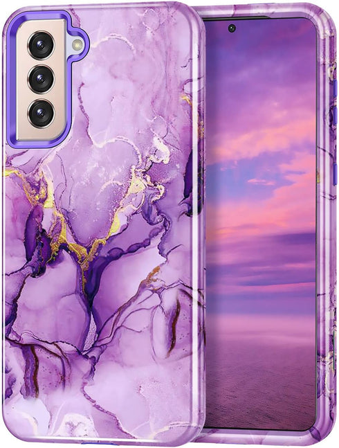 Lamcase for Galaxy S21 Plus 5G Case, Heavy Duty Shockproof Hybrid Hard PC Soft TPU Bumper for Samsung Galaxy S21+ 6.7
