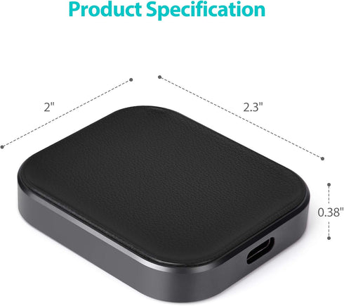 AirPods Pro Wireless Charging Station for AirPods 4 (with Active Noise Cancellation)/3rd/2nd, Black