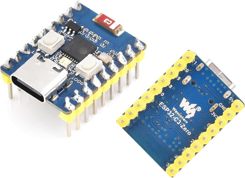 ESP32-C3 Development Board with Pre-Soldered Header, ESP32-C3FN4 Processor, 160MHz, 2.4GHz Wi-Fi & Bluetooth 5