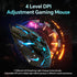 CHONCHOW 3200DPI Set PS4 Gaming Keyboard and Mouse Combo, USB Wired RGB Backlit, Mechanical Feel Anti-ghosting Keyboard