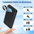 Byobyc 10000mAh 22.5W Pack Portable Charger, Compact Power Bank with Type-C Cable, Fast Charging External Battery