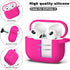 R-fun Compatible with AirPods 3 Case Cover, Silicone Protective Skin with Keychain for Apple AirPod 3rd Generation