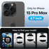 4 1 15 3 Pack 1 9H 15 TAURI in for iPhone Pro Max Screen Protector, Tempered Glass Film + Dust Free Easy Installation