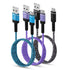 USB C Charger Cable Fast Charging 3 Pack 3ft, for Samsung Galaxy Z Fold 6, iPhone 15 Pro Max, 3.1A Car USB A to C