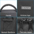 CADeN Compact Waterproof Camera Shoulder Bag for Nikon, Canon, Sony SLR/DSLR, Black