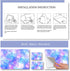 Laptop Skin Sticker Decal for 12" 13" 13.3" 14" 15" 15.4" 15.6" Laptops, Waterproof Romantic Starry Night Sky