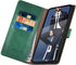 SUANPOT Leather Wallet Case for Samsung Galaxy S22 - RFID Blocking Credit Card Holder, Flip Folio Book Shockproof