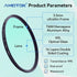 39mm Ultra-Slim UV Camera Filter, 16 Multi-Layer Coated HD/Scratch Resistant UV Filter for 39mm Camera Lens