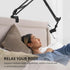 Phone Holder for Desk, Phone Holder for Bed with Adjustable Clamp Clip, Flexible Phone Stand Lazy Bracket Mount Long Arms Clamp for iPhone, Samsung, Google Pixel, Moto (Black)