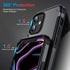 ORIbox for iPhone 12 mini Case Black, 4 Corners Shockproof Protection for Women Men Girls Boys Kids