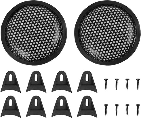 X AUTOHAUX 5" Car Speaker Cover Mesh Protector, 2pcs Woofer Subwoofer Grill, 5 Inches
