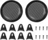 X AUTOHAUX 5" Car Speaker Cover Mesh Protector, 2pcs Woofer Subwoofer Grill, 5 Inches