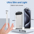 Power Bank 10000mAh Portable Charger with 2 USB 2.4 A Outputs and USB C Input, Compatible with Huawei, iPhone 12 11 X,