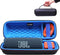 LTGEM EVA Hard Carrying Case for JBL FLIP 6/FLIP 5 - Waterproof Portable Bluetooth Speaker Case, Blue