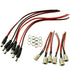 YTgilo 12PCS DC Power Socket 5.5x2.5mm Power Supply Cable Six Each DC All