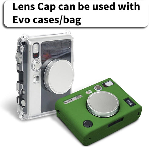 Lens Cap Cover for Fujifilm Instax Mini EVO, Anti-Scratches Aluminum Accessories