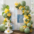 Jnbasdffb 7.2 Blue Beige Abstract Wedding Arch Cover, Stretchy Spandex Arch Backdrop Stand Covers FT, Oil Painting