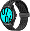 24mm Breathable Soft Silicone Magnetic Butterfly Closure Sport Replacement Band Straps Compatible with Ticwatch Pro 5