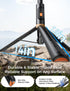 MAGIC JOHN 59" Automatic Pop-up Phone Tripod, Extendable Selfie Stick for iPhone, Selfie Stick Tripod with Detachable