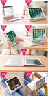 HENGHUI iPad 10th Generation Keyboard Case with TouchPad, 360 Rotating Backlight Bluetooth Cover for iPad 10 2022