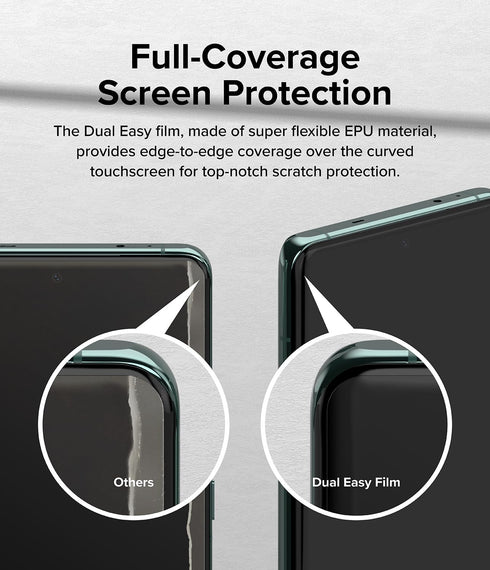 Ringke Dual Easy Film for OnePlus 12 Screen Protector, Full Coverage with Installation Tool - 2 Pack