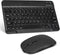 Rechargeable Bluetooth Keyboard and Mouse Combo Ultra Slim Full-Size Keyboard and Ergonomic Mouse for Bluetooth Devices