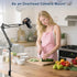 juttilax 360 5lb,Desk Overhead Camera Mount,Camera Desk Mount with Adjustable Arm and Phone Holder,Max Load-Bearing