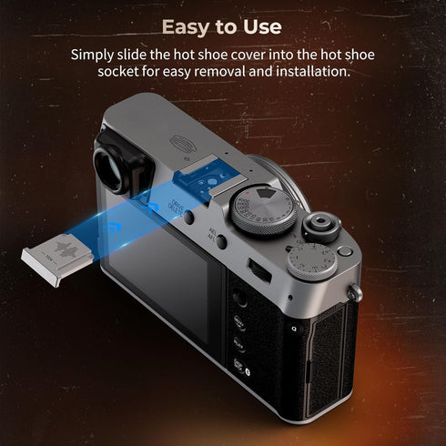SmallRig Hot Shoe Cover for FUJIFILM X100VI, X100V, X-T4, X-T3, X-E4, X-T50, X-T30, Silver