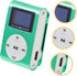 FELTECHELECTR 32gb Mini USB Aluminum Player LCD Screen Micro Card Slot Stylish Compact Design Portable Music Player