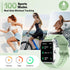 Smart Watches for Men/Women, 1.8'' Alexa Built-in Fitness Tracker Watch with Bluetooth Calls, IP68 Waterproof, 110