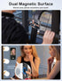 EWA MagOne Ultra Phone Grip Stand - Black, Leather Finger Strap, Removable Magnetic Ring Holder