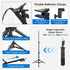 UTEBIT 43"/110cm 5 1 Photography Reflector with Stand & Clamp, Collapsible Light Reflector with Bag in Multi Disc