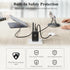 Minthouz 67W 3-Port 17/16/15, S25/S24, 3.9FT GaN Charger, Fast Charging Power Adapter with Type-C & USB-A, for iPhone