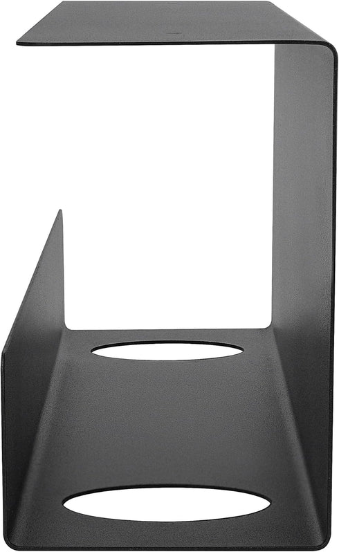 Under Desk Cable Management Tray 17 Inch, 2 Pack Sturdy Metal Tray for Desk Cord Management, Black