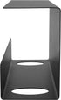 Under Desk Cable Management Tray 17 Inch, 2 Pack Sturdy Metal Tray for Desk Cord Management, Black