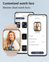 RUIMEN Smart Watches for Men Women, 1.8" Smartwatch for iOS/Android Phones, Fitness Tracker with Heart Rate/Sleep
