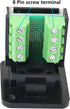 RJ45/8P8C D-Type Panel Mount Ethernet Extender Cat5E Terminal Solderless Network Adapter with Screw