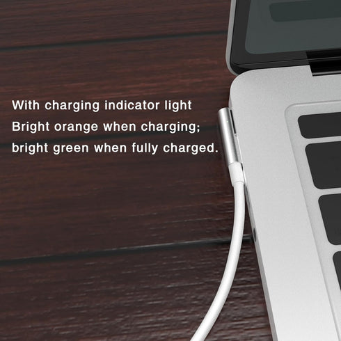 AJJ USB C to 1-Generation Magnetic Charging Cable, 60W L-Tip Magnetic Head, Compatible with Macbook Air Pro 2006-2012