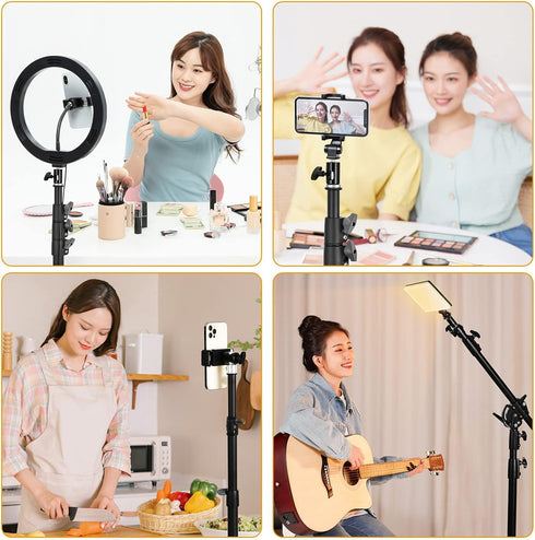4PCS Light Stand Adapter, Aluminum Rapid Adapter with 1/4" Screw for DSLR Mount Bracket, Photography Accessory