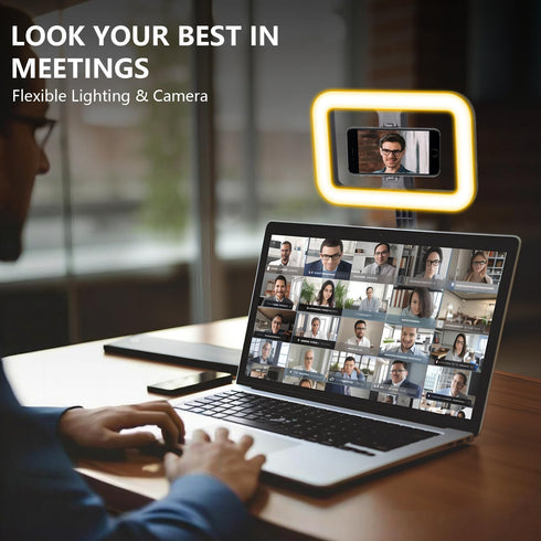 PIOENIMAGE Dimmable Selfie Ring Light with Stand, Tripod with LED Lights, Extendable Ring Light Tripod for Photography