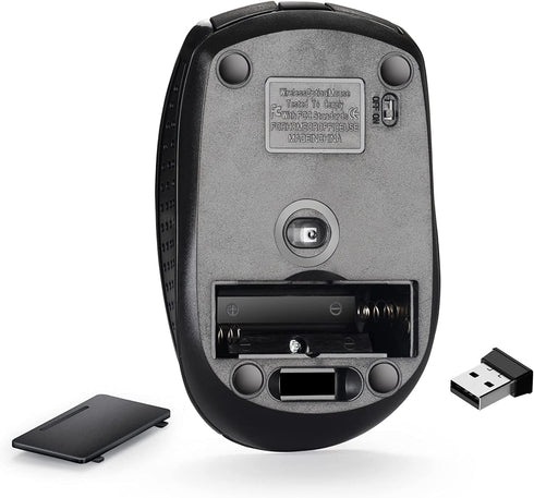 FANTIA 2.4GHz 1600DPI Wireless Optical Mouse Mice USB Receiver for Laptop PC Tablet Computer with USB Receiver