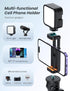 YUMAZLA 86'' Phone Tripod & Selfie Stick, Tripod for iPhone with Detachable Remote, Portable Phone Tripod Stand