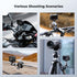 K&F CONCEPT 360 5 Pro/4/3 Super Clamp Camera Mount with Dual Ball Head, Bike/Motorcycle Handlebar Tube Mount Quick
