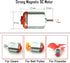 6 Set 3V -12V 25000 86Pcs 9V DC Motors Kit, Mini Electric Hobby Motor RPM Strong Magnetic with Plastic Gears, Battery