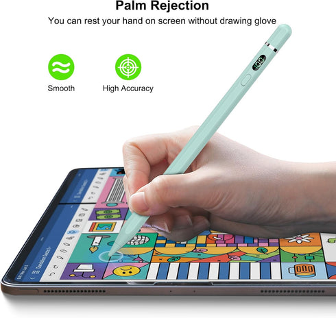 Pencil 1st Generation for Apple, Stylus Pen for iPad (2018-2023) with USB C Charging, Palm Rejection & Tilt Sensitivity